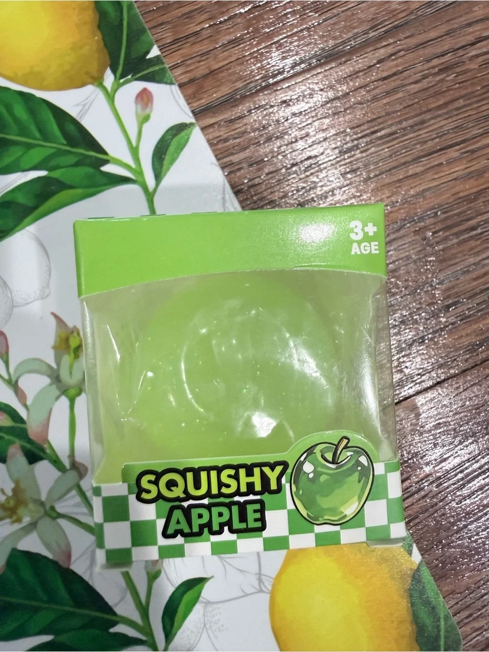 Squishy Apple Stress Ball Toy - Green